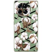 Прозрачный чехол BoxFace Tecno Spark 20 Pro Plus Cotton flowers