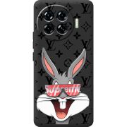 Черный чехол BoxFace Tecno Spark 20 Pro Plus looney bunny