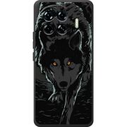 Черный чехол BoxFace Tecno Spark 20 Pro Plus Wolf