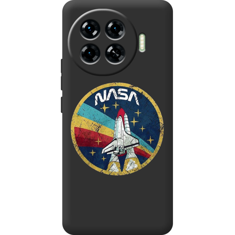 Черный чехол BoxFace Tecno Spark 20 Pro Plus NASA