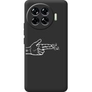 Черный чехол BoxFace Tecno Spark 20 Pro Plus Pew Pew