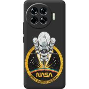 Черный чехол BoxFace Tecno Spark 20 Pro Plus NASA Spaceship