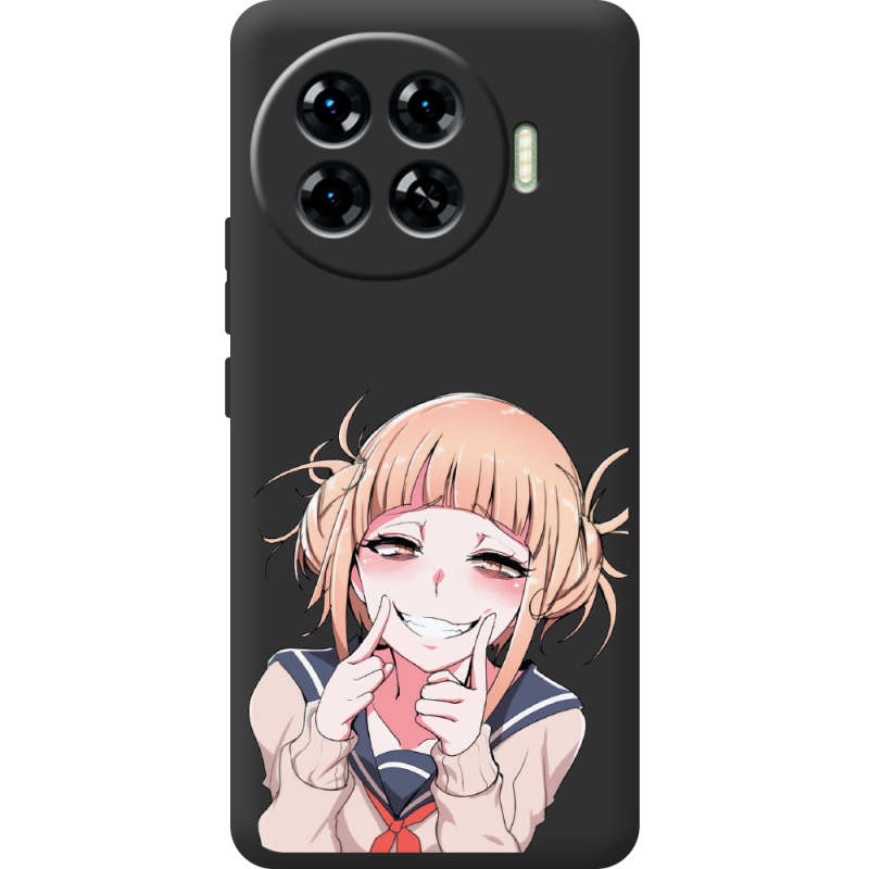 Черный чехол BoxFace Tecno Spark 20 Pro Plus Himiko Toga Smile