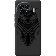 Черный чехол BoxFace Tecno Spark 20 Pro Plus Owl