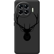 Черный чехол BoxFace Tecno Spark 20 Pro Plus Deer