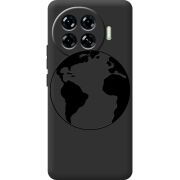 Черный чехол BoxFace Tecno Spark 20 Pro Plus Earth