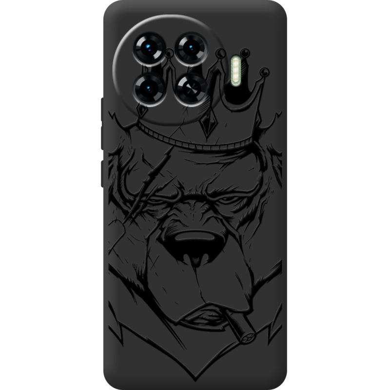 Черный чехол BoxFace Tecno Spark 20 Pro Plus Bear King