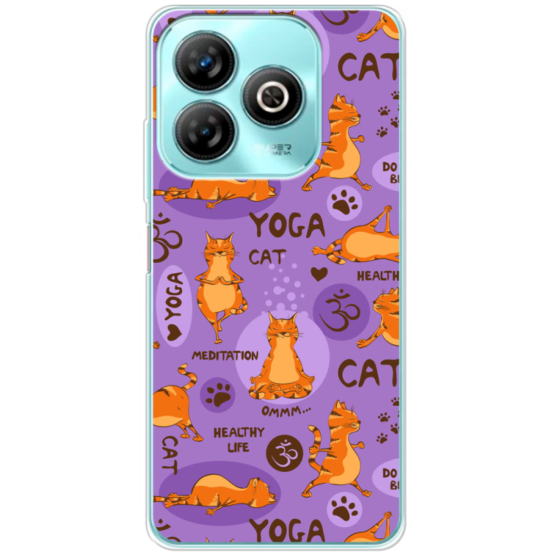 Чехол BoxFace ZTE Blade A75 4G Yoga Cat