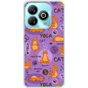 Чехол BoxFace ZTE Blade A75 4G Yoga Cat