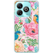 Чехол BoxFace ZTE Blade A75 4G Birds in Flowers