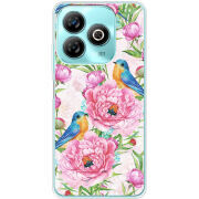 Чехол BoxFace ZTE Blade A75 4G Birds and Flowers