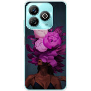 Чехол BoxFace ZTE Blade A75 4G Exquisite Purple Flowers