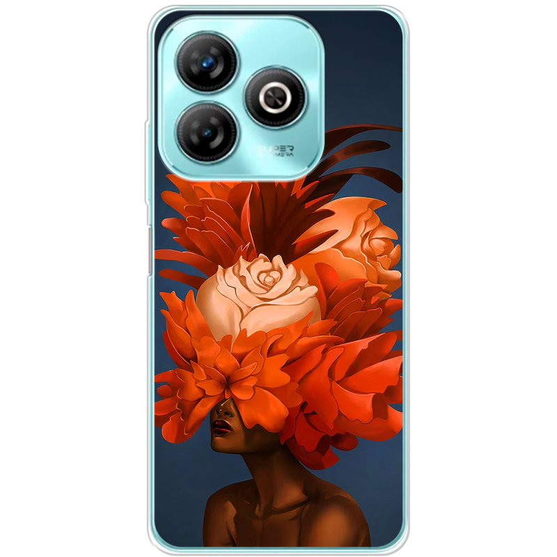 Чехол BoxFace ZTE Blade A75 4G Exquisite Orange Flowers