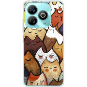 Чехол BoxFace ZTE Blade A75 4G Sleepy Cats