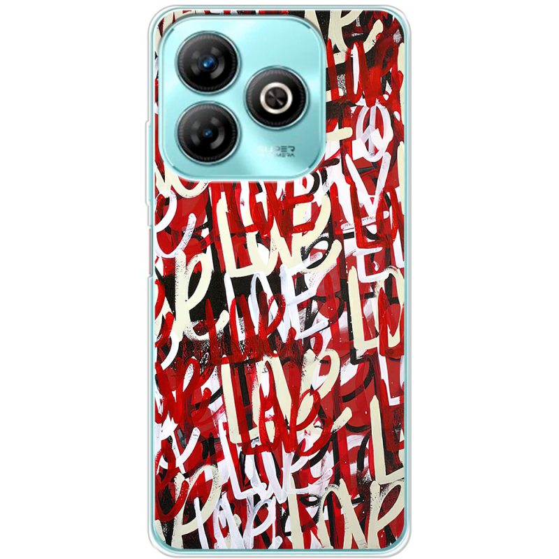 Чехол BoxFace ZTE Blade A75 4G Love Graffiti