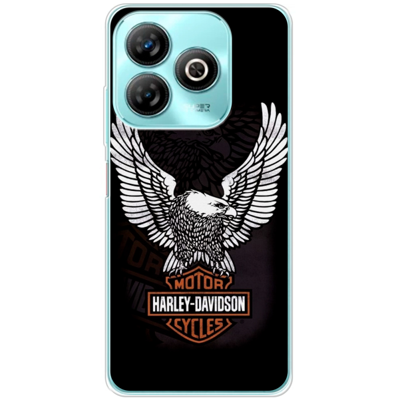 Чехол BoxFace ZTE Blade A75 4G Harley Davidson and eagle