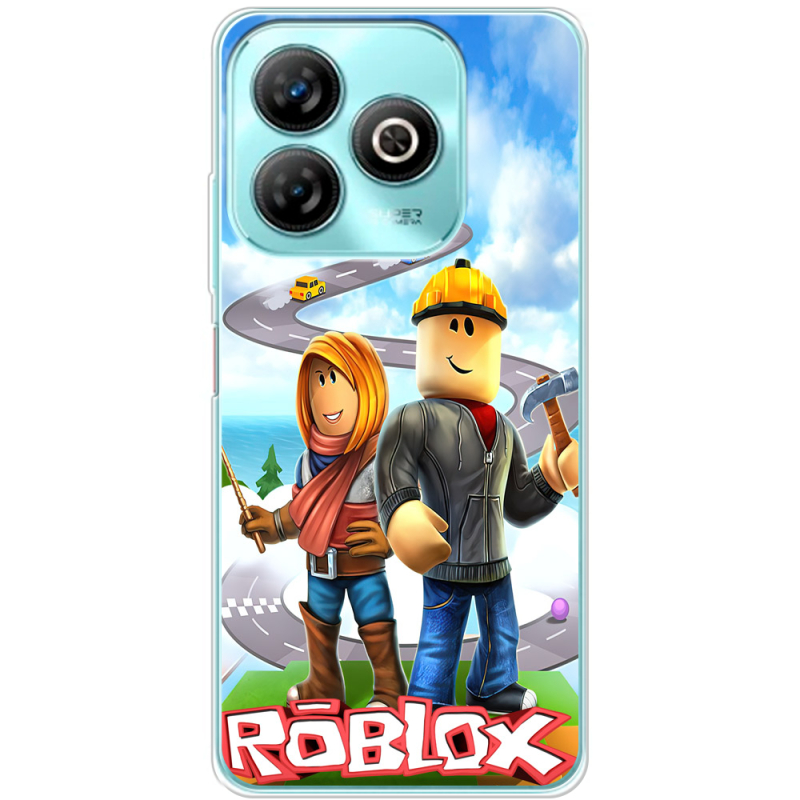 Чехол BoxFace ZTE Blade A75 4G Roblox Білдерман
