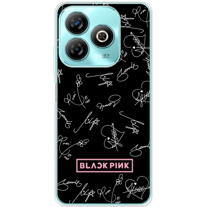 Чехол BoxFace ZTE Blade A75 4G Blackpink автограф