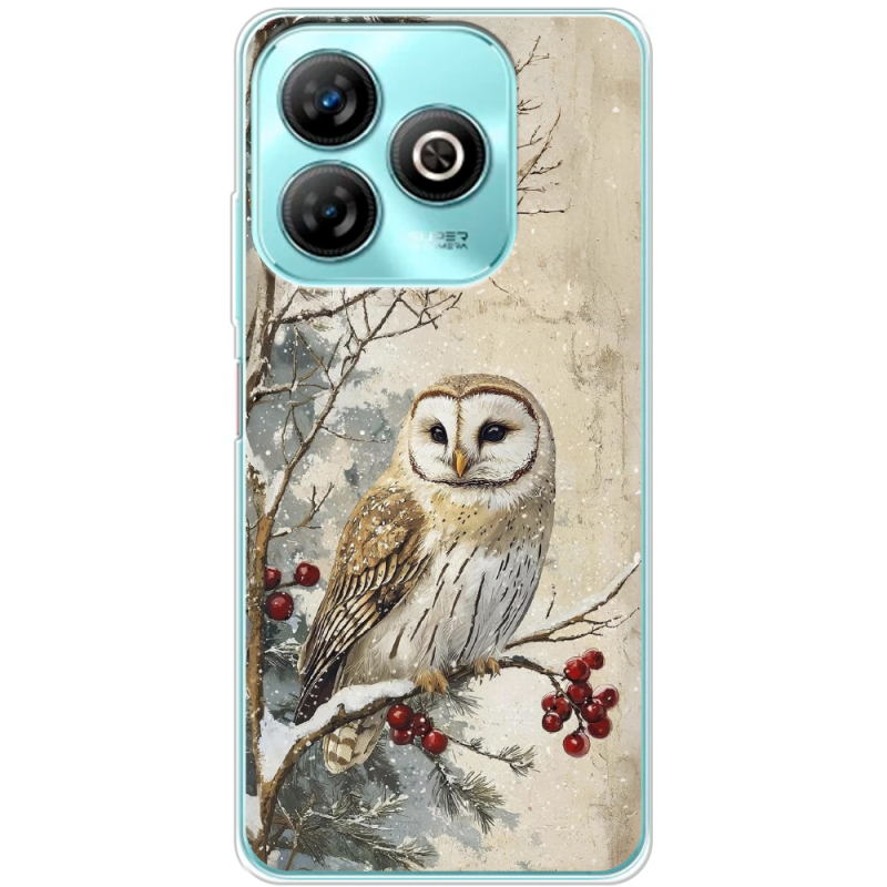 Чехол BoxFace ZTE Blade A75 4G Christmas Owl