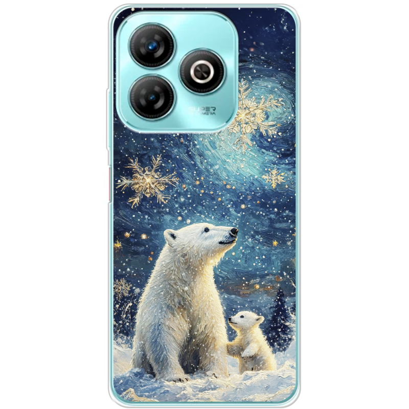 Чехол BoxFace ZTE Blade A75 4G Північні ведмеді