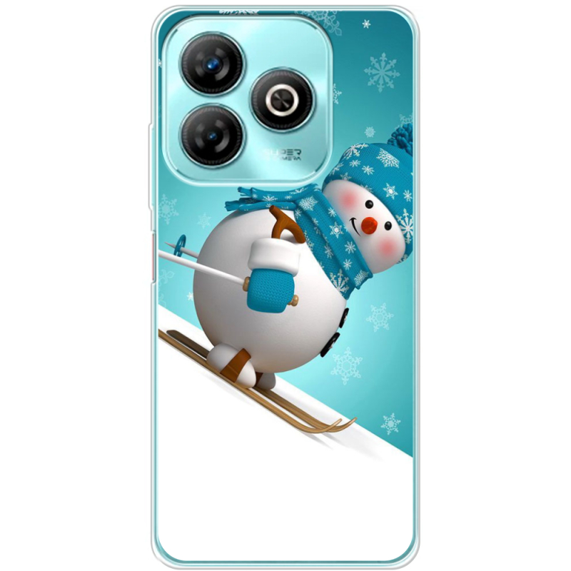 Чехол BoxFace ZTE Blade A75 4G Skier Snowman