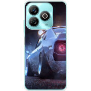 Чехол BoxFace ZTE Blade A75 4G Silver Car