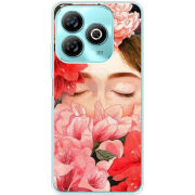 Чехол BoxFace ZTE Blade A75 4G Girl in Flowers