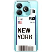 Прозрачный чехол BoxFace ZTE Blade A75 4G Ticket New York