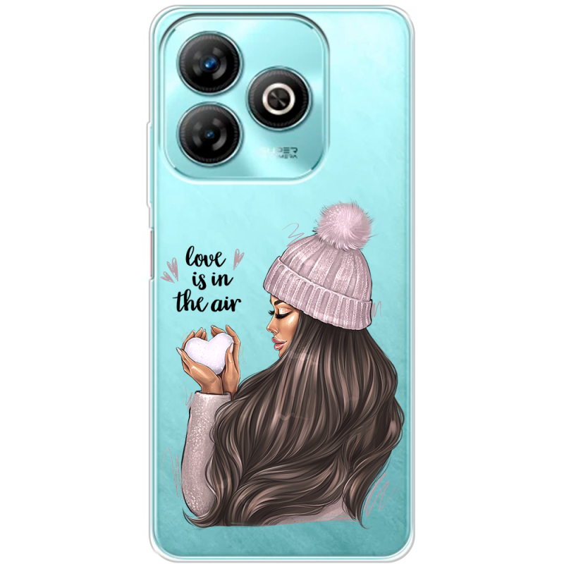 Прозрачный чехол BoxFace ZTE Blade A75 4G love is in the air