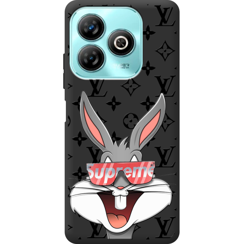 Черный чехол BoxFace ZTE Blade A75 4G looney bunny