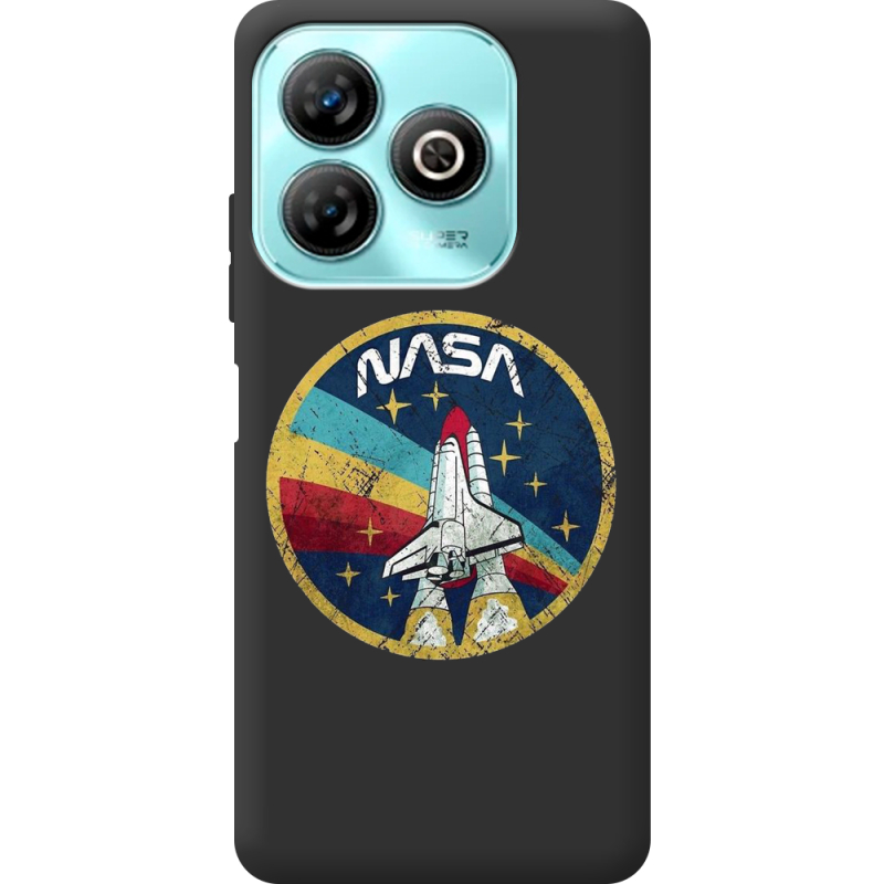 Черный чехол BoxFace ZTE Blade A75 4G NASA