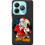 Черный чехол BoxFace ZTE Blade A75 4G Cool Santa