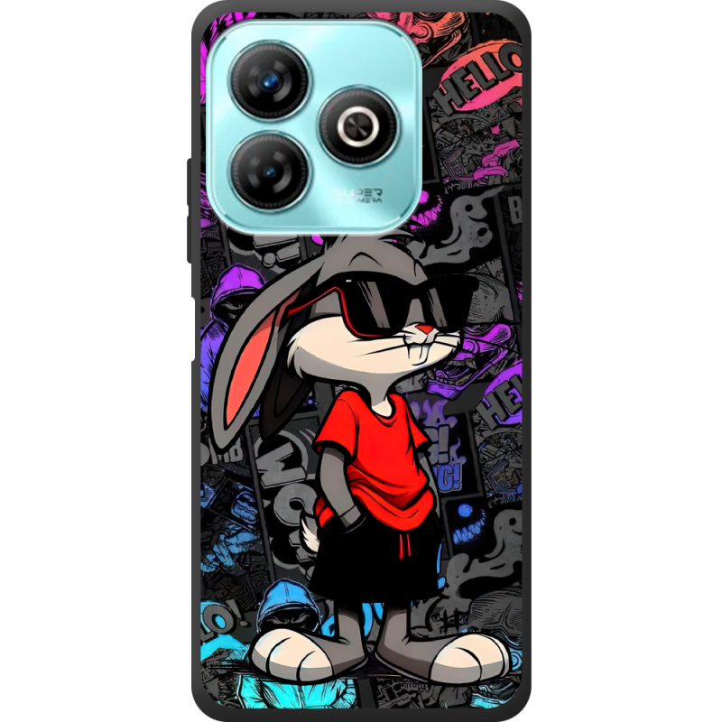 Черный чехол BoxFace ZTE Blade A75 4G Малий вухань