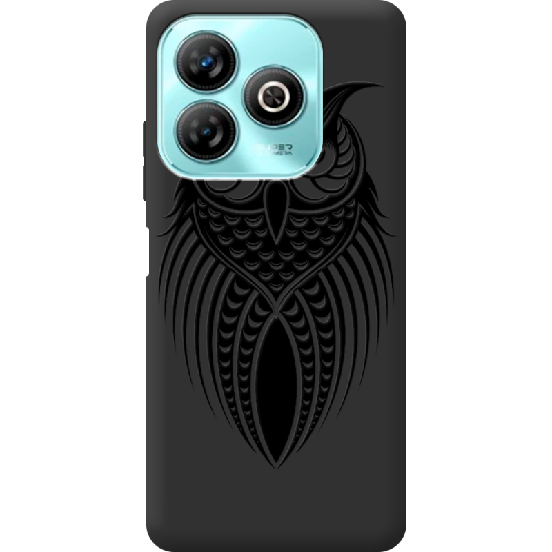 Черный чехол BoxFace ZTE Blade A75 4G Owl