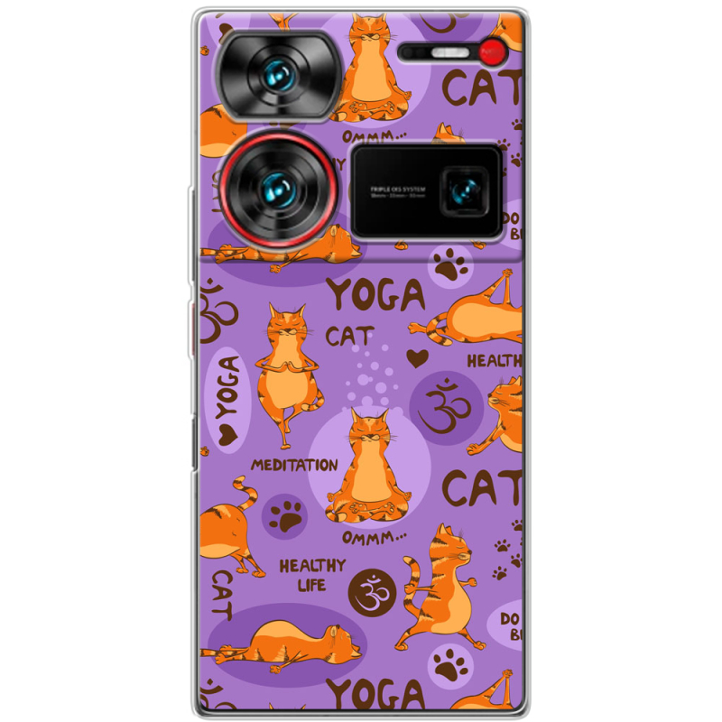 Чехол BoxFace Nubia Z60 Ultra Yoga Cat