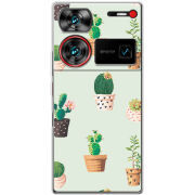 Чехол BoxFace Nubia Z60 Ultra L-green Cacti