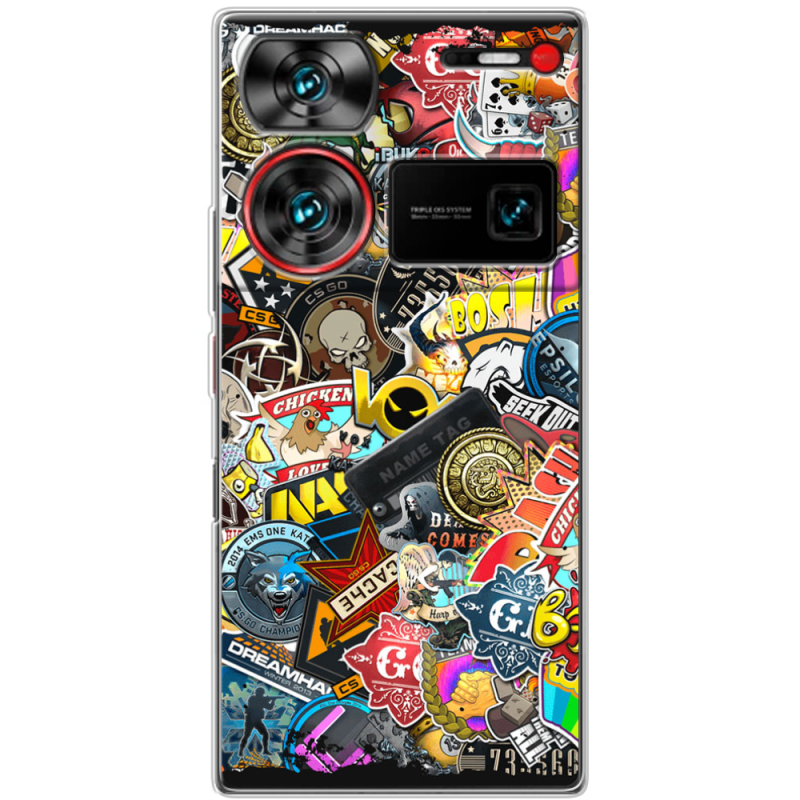 Чехол BoxFace Nubia Z60 Ultra CS:Go Stickerbombing