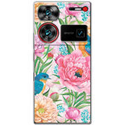 Чехол BoxFace Nubia Z60 Ultra Birds in Flowers