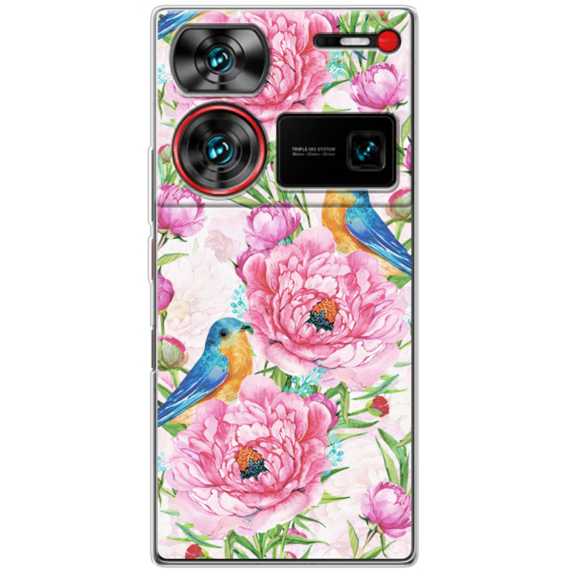 Чехол BoxFace Nubia Z60 Ultra Birds and Flowers