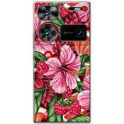 Чехол BoxFace Nubia Z60 Ultra Tropical Flowers