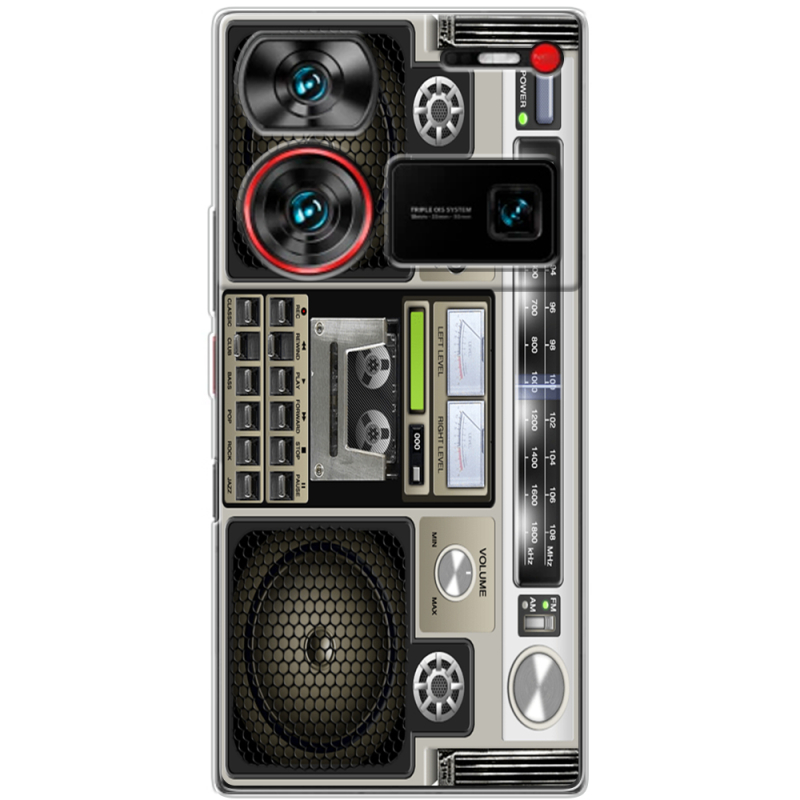 Чехол BoxFace Nubia Z60 Ultra Old Boombox