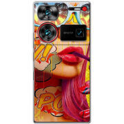 Чехол BoxFace Nubia Z60 Ultra Yellow Girl Pop Art