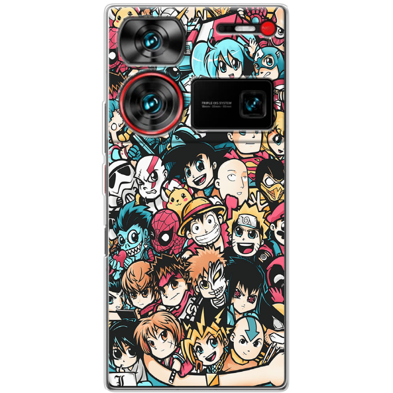 Чехол BoxFace Nubia Z60 Ultra Anime Stickers