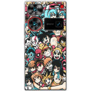 Чехол BoxFace Nubia Z60 Ultra Anime Stickers