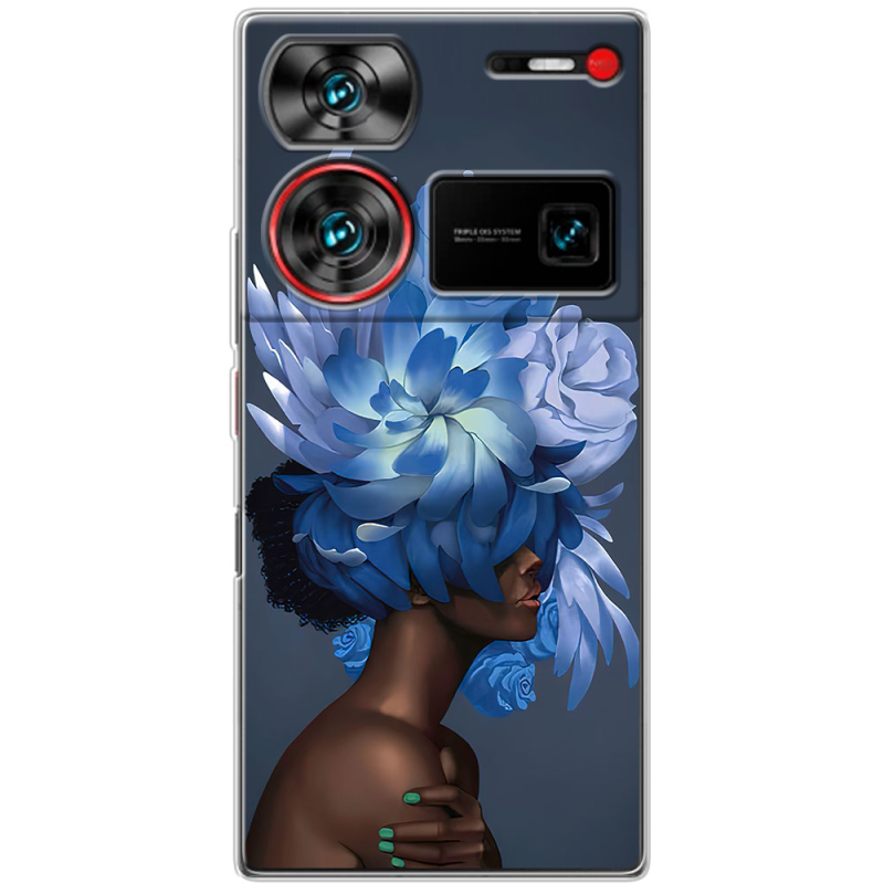 Чехол BoxFace Nubia Z60 Ultra Exquisite Blue Flowers