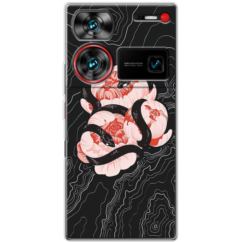 Чехол BoxFace Nubia Z60 Ultra Snake Rose