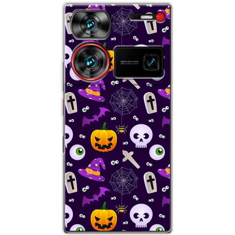 Чехол BoxFace Nubia Z60 Ultra Halloween Purple Mood