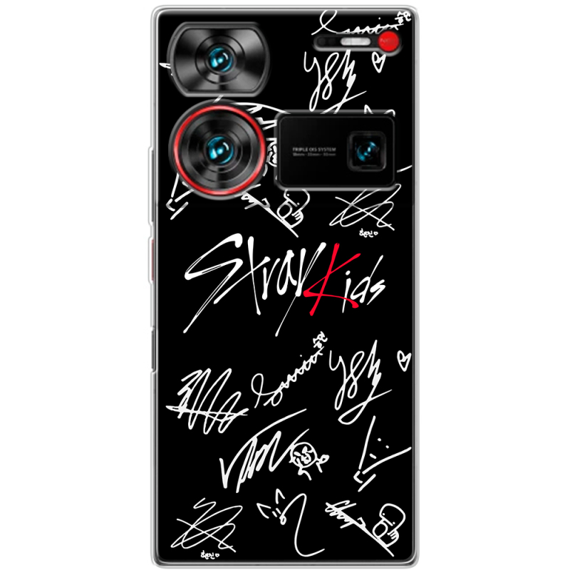 Чехол BoxFace Nubia Z60 Ultra Stray Kids автограф