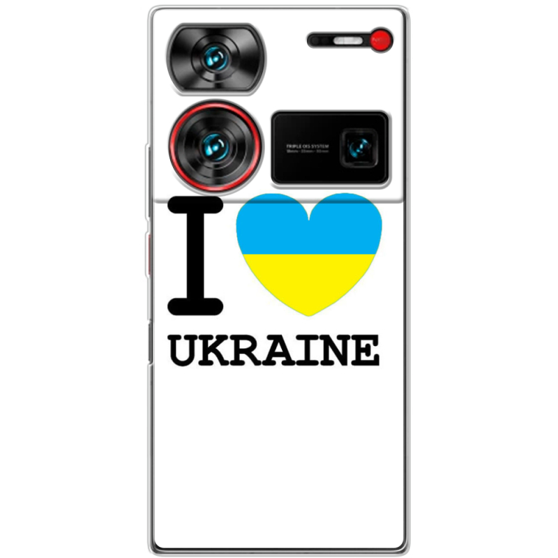 Чехол BoxFace Nubia Z60 Ultra I love Ukraine