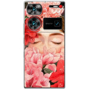 Чехол BoxFace Nubia Z60 Ultra Girl in Flowers